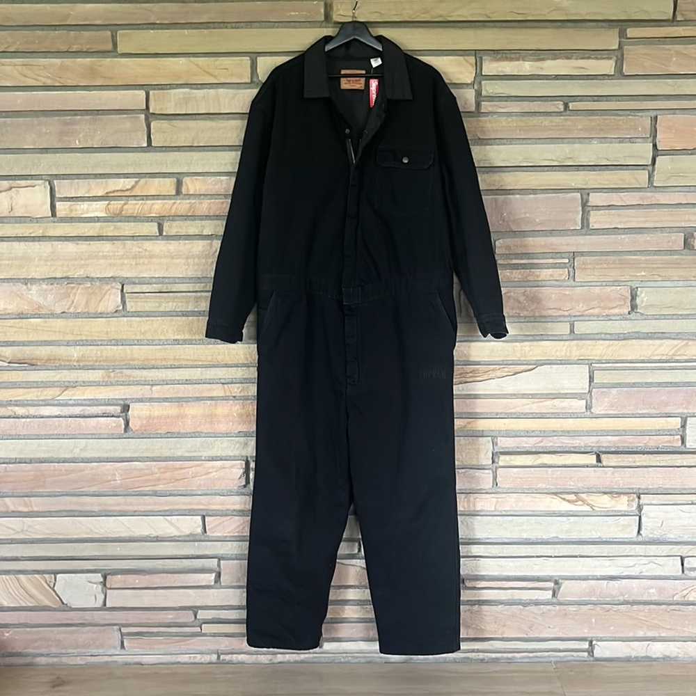 Supreme Levi's Denim Coveralls Black, NWT